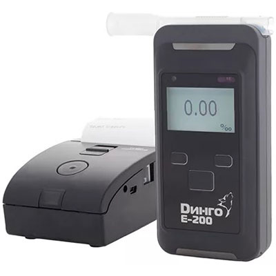 Алкотестер Динго Е-200 с принтером